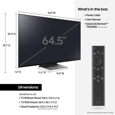 65" Samsung QN65S95BAFXZC S95B OLED 4K Smart TV