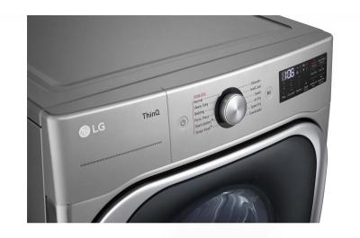 29" LG Mega Capacity Smart Wi-fi Enabled Front Load Electric Dryer With TurboSteam and Built-In Intelligence - DLEX8980V