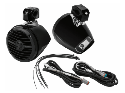 Rockford Fosgate Add-on Rear Speaker Kit for YXZ STAGE2 & STAGE3 - MOTO-REAR2