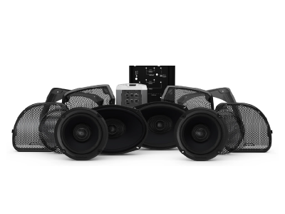Rockford Fosgate Harley-Davidson Road Glide & Street Glide 4-Speaker & Amp Kit - HD14RGSG-STAGE3
