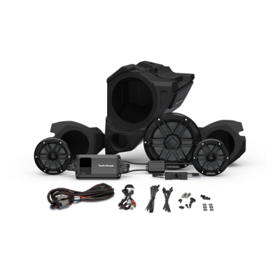 Rockford Fosgate RZR Stage-3 Audio System For Ride Command - RZR14RC-STG3
