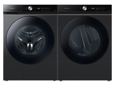 27" Samsung 6.1 Cu. Ft. Bespoke Ultra Capacity Front Load Washer And 7.6 Cu. Ft. Dryer With Bespoke Design - WF53BB8700AVUS-DVE53BB8700VAC