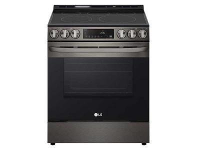 30" LG 6.3 Cu. Ft. Smart Wi-Fi Enabled Fan Convection Electric Slide-in Range - LSEL6333D