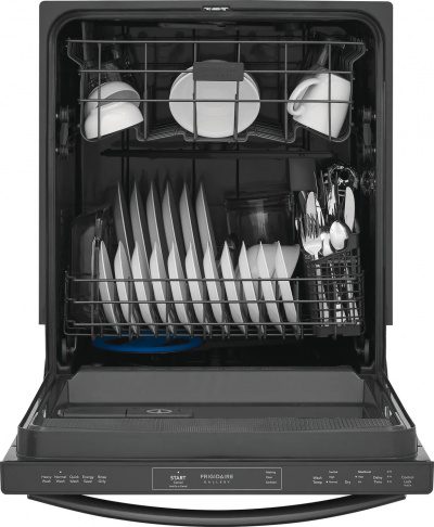 24" Frigidaire Gallery Built-In Dishwasher in Black Stainless Steel - GDPH4515AD