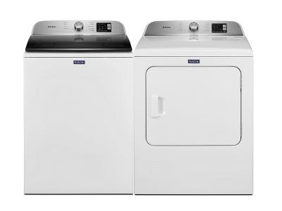 Maytag 5.5 Cu. Ft. Top Load Washer With Deep Fill And 7.0 Cu. Ft. Top Load Gas Dryer - MVW6200KW-MGD6200KW