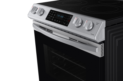 30" Samsung 6.3 Cu. Ft. Electric Range With Fan Convection In Stainless Steel - NE63T8311SS/AC