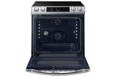 30" Samsung 6.3 Cu. Ft. Electric Range With Flex Duo And Air Fry In Stainless Steel - NE63T8751SS/AC