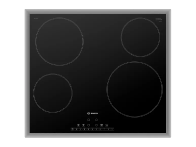 23" Bosch 6 Serie Electric Cooktop in Black Surface Mount with Frame - NET5469SC