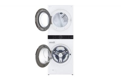 27" LG Single Unit Front Load WashTower With Centre Control Washer And Electric Dryer - WKE100HWA