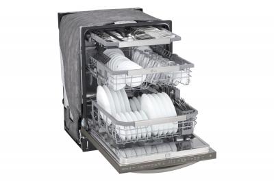 24" LG Top Control Dishwasher With QuadWash And TrueSteam - LDT7808BD