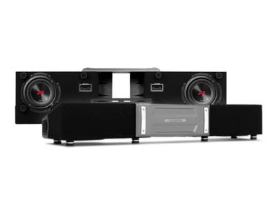 Alpine Dual 8 Inch Alpine Halo R-Series Preloaded Truck Subwoofer Enclosure - R2-DB8V-TRK