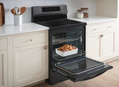 30" Frigidaire Gallery 5.4 Cu. Ft. Freestanding Induction Range With Air Fry In Black Stainless Steel - GCRI305CAD