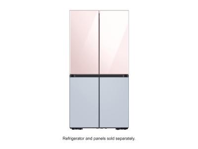 Samsung Bespoke 4-Door Flex Refrigerator Panel in Matte Sky Blue Glass - RA-F18DBB48/AA