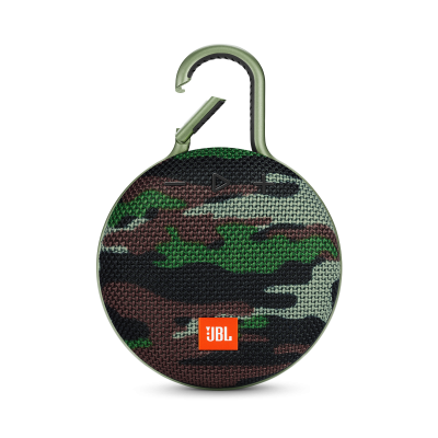 JBL Clip 3 Portable Bluetooth Speaker - JBLCLIP3SQUADAM