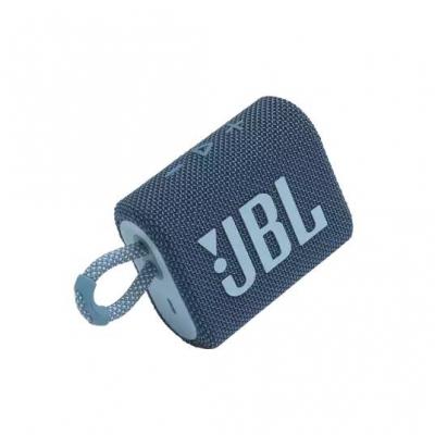 JBL Go 3 Portable Bluetooth Speaker in Blue - JBLGO3BLUAM