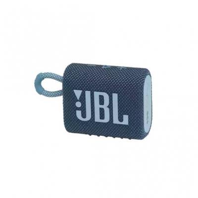 JBL Go 3 Portable Bluetooth Speaker in Blue - JBLGO3BLUAM