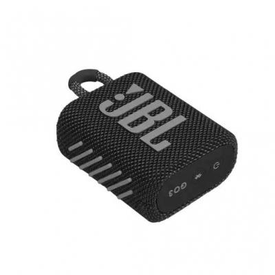 JBL Go 3 Portable Bluetooth Speaker in Black - JBLGO3BLKAM