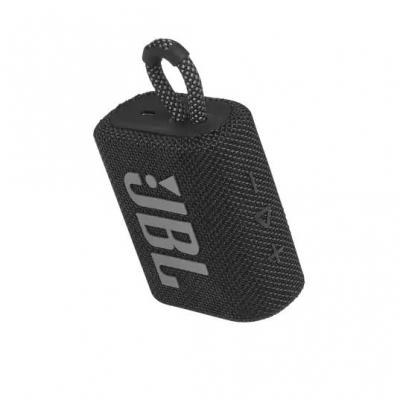 JBL Go 3 Portable Bluetooth Speaker in Black - JBLGO3BLKAM