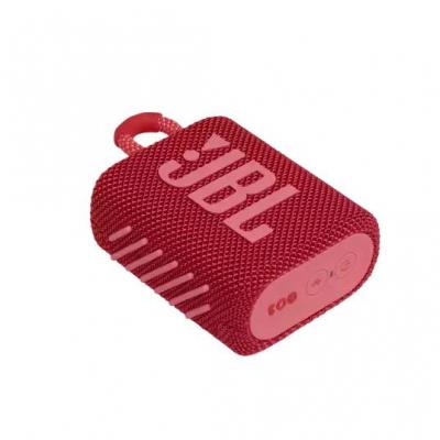 JBL Go 3 Portable Bluetooth Speaker in Red - JBLGO3REDAM