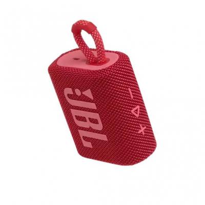 JBL Go 3 Portable Bluetooth Speaker in Red - JBLGO3REDAM