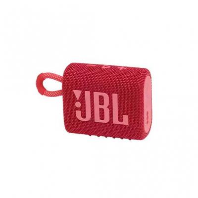 JBL Go 3 Portable Bluetooth Speaker in Red - JBLGO3REDAM