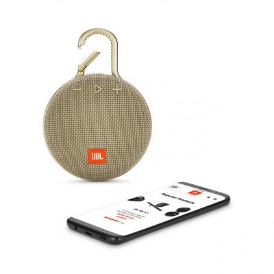 JBL A full-featured waterproof portable Bluetooth speaker with surprisingly powerful sound.-JBLCLIP3SAND