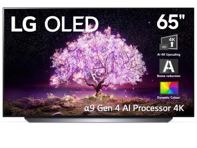 65" LG 65C1 4K Smart OLED TV With AI ThinQ