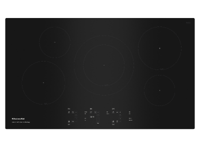 36" Kitchenaid Electric Induction Cooktop With 5 Burners - KCIG556JBL