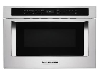 24" KitchenAid 1.2 Cu. Ft. Under-Counter Microwave Oven Drawer - KMBD104GSS