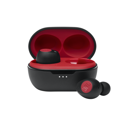 JBL TUNE 115TWS Black True Wireless In-Ear Headphones In Red - JBLT115TWSREDAM