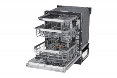 24" LG Smart Top Control Dishwasher with QuadWash Pro Dynamic Dry and TrueSteam - LDPS6762S