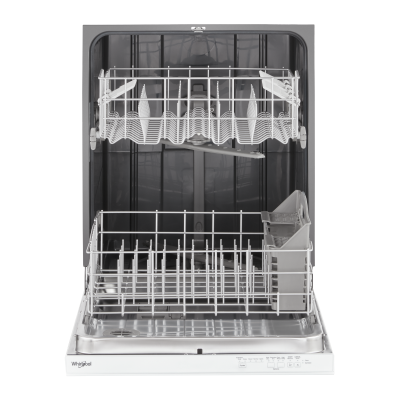 24" Whirlpool 55 DBA Quiet Dishwasher with Boost Cycle and Pocket Handle - WDP540HAMW