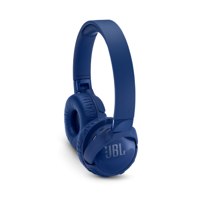 JBL Tune 600BTNC Wireless, On-Ear, active Noise-Cancelling Headphones - JBLT600BTNCBLUAM