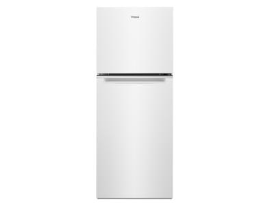 24" Whirlpool 11.6 Cu. Ft. Top-Freezer Refrigerator In White - WRT312CZJW