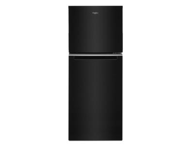 24" Whirlpool 11.6 Cu. Ft. Top-Freezer Refrigerator In Black - WRT312CZJB