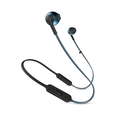 JBL TUNE 205BT Wireless Earbud Headphones In Blue - JBLT205BTBLUAM
