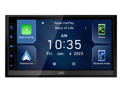 JVC 6.8 Inch Digital Media Receiver with Bluetooth and Android Auto - KW-M780BT