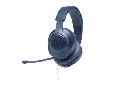 JBL Quantum 100 Wired Over-Ear Gaming Headset  - JBLQUANTUM100BLUAM