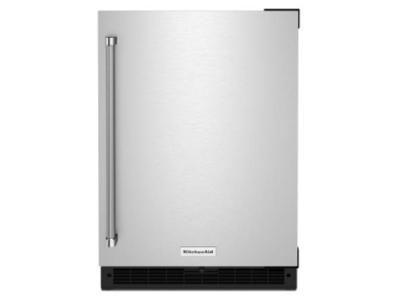 24" KitchenAid Undercounter Refrigerator with Stainless Steel Door - KURR114KSB