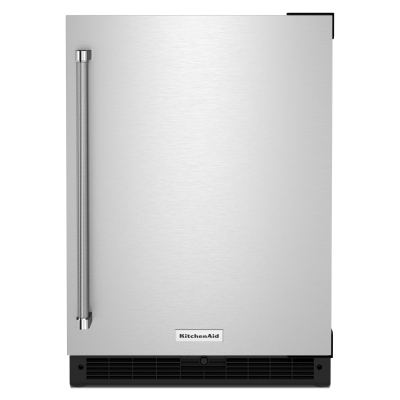 24" KitchenAid Undercounter Refrigerator with Stainless Steel Door - KURR114KSB