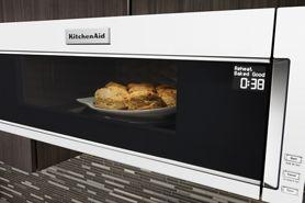 30" KitchenAid 1000-Watt Low Profile Microwave Hood Combination - YKMLS311HWH