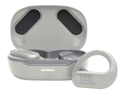 JBL Endurance Peak 3 Dust and Waterproof True Wireless Active Earbuds in White - JBLENDURPEAK3WTAM