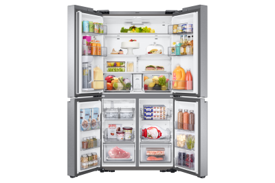 36" Samsung 22.9 Cu. Ft. Counter-Depth French Door Refrigerator With AutoFill Water Pitcher In Stainless Steel - RF23A9071SR