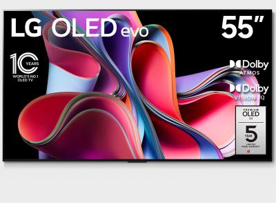 55" LG OLED55G3PUA G3 Series 4K OLED Evo Gallery Edition TV