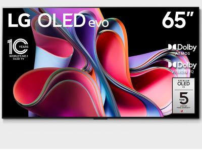 65" LG OLED65G3PUA G3 Series 4K OLED Evo Gallery Edition TV