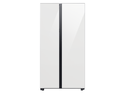 36" Samsung 22.6 Cu. Ft. Bespoke Smart Counter Depth Side-by-Side Refrigerator with Beverage Center - RS23CB760012AA