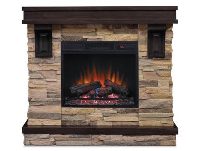 Bello Mantle With Log Firebox -  AUS45MTL