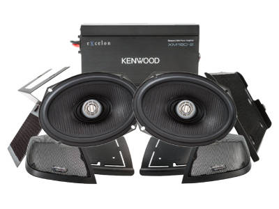 Kenwood Rear Amplifier Package For 2014 Plus Harley-Davidson Motorcycles - P-HD2R