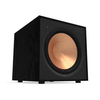 Klipsch 12 Inch Subwoofer in Black Textured Wood Grain Vinyl - R121SW