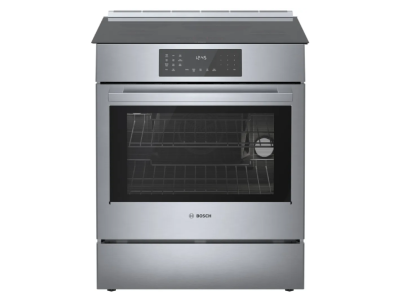 30" Bosch 4.6 Cu. Ft. 800 Series Induction Slide-in Range in Stainless Steel - HII8056C